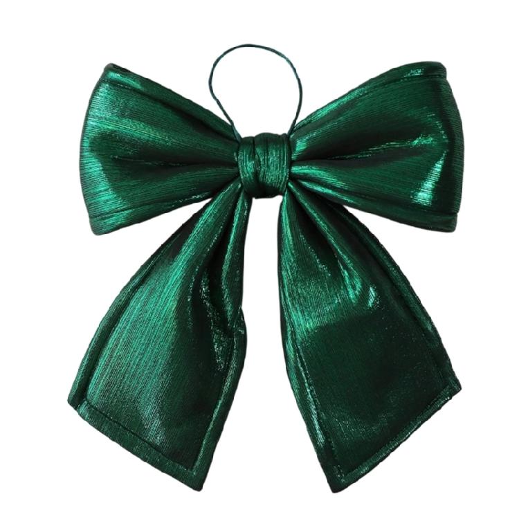 Velvets Christmas Bows Decoration For Indoor Festives Display And Gifts Easy To Hanging Bowknot Pendant for Tree Window