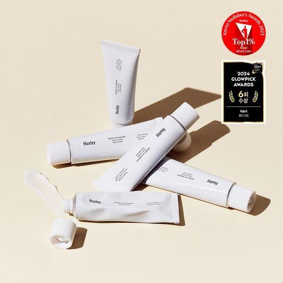 Choose one of six Huxley hand creams