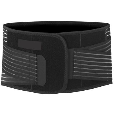 Breathable Waist Protection Compression Steel Plate Back Support Belt Lumbar Fixed BeltL Black