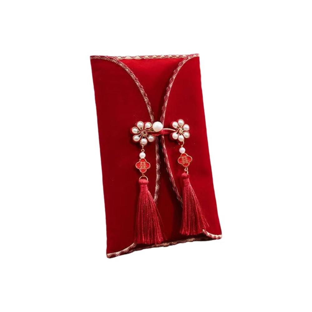 Luxury Big Red Envelope Traditional Ten Thousand Yuan Red Envelope  Gift Giving