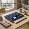 Housse Ordinateur Portable 14 Pouces Multi Espace pour MacBook Lenovo Surface Pro - Bleu Marine