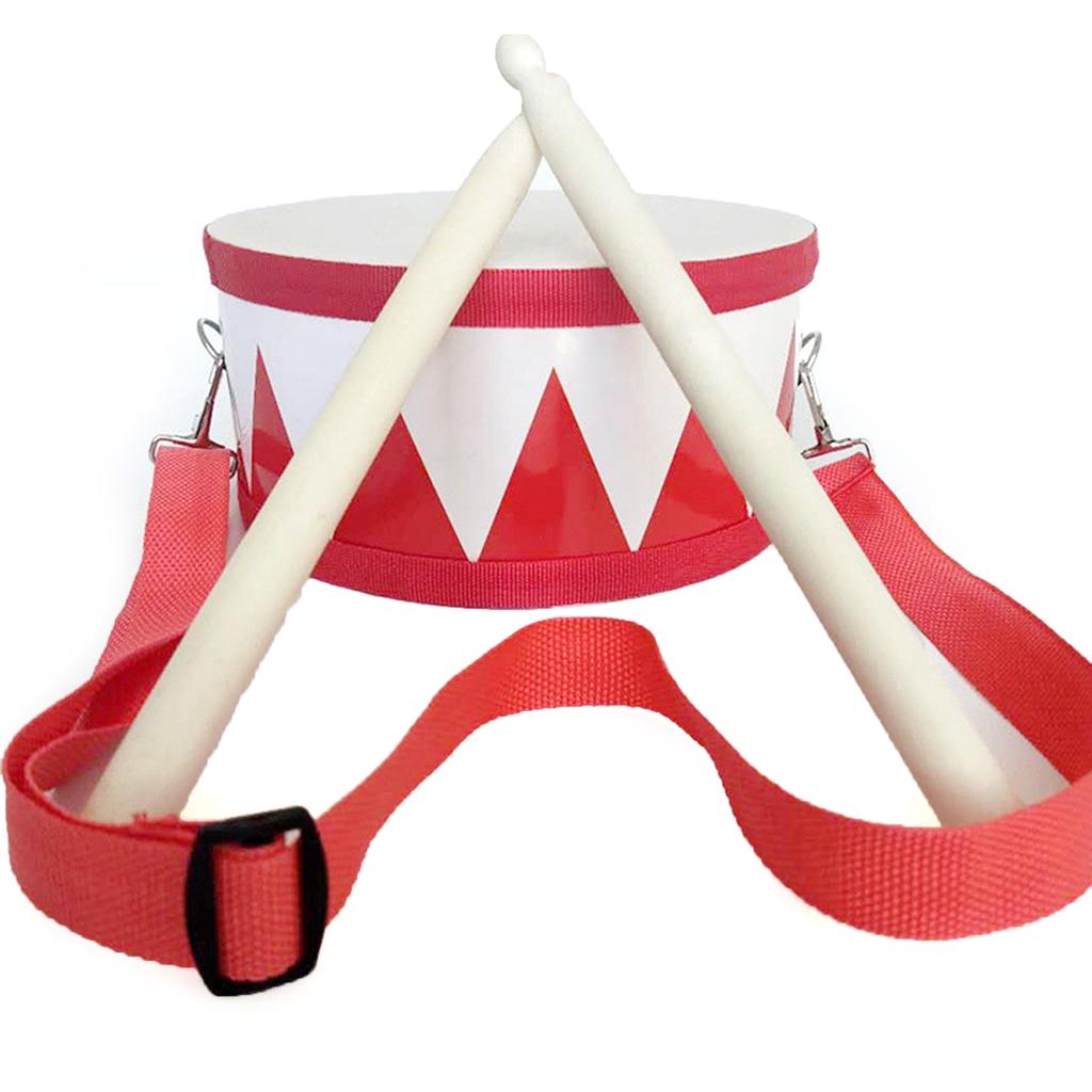 Cartoon Children Drum Toy Kids Wood Drum Toy Educational Musical Toy Childrens Percussion Instrument Double Sided Drum