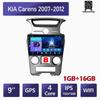 9 tommer 2DIN Android Bilradio For KIA Carens 2007-2012 Multimedia Videoavspiller Bilstereo Radio GPS Navigasjon WIFI 1+16GB
