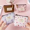 Coin Purse Women Fresh Floral Coin Wallet Zipper Bag Change Pouch Key Holder Small Mini Storage Case Pouch Money Bags Gift