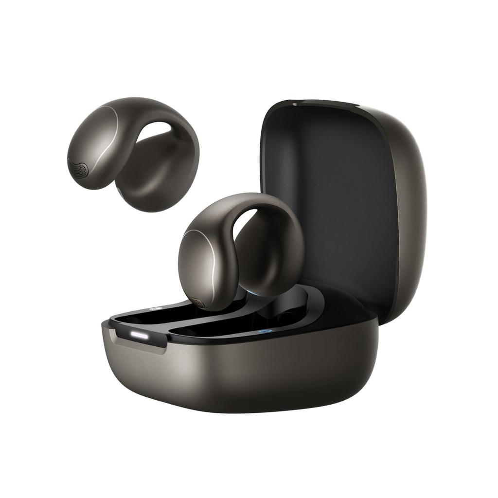 Anker Soundcore C40i (Bluetooth 5.4) [Open-Ear Wireless Earbuds with Ear Cuffs, IPX4 Waterproof, 21-Hour Playtime, Multi-Point Connection] Metallic