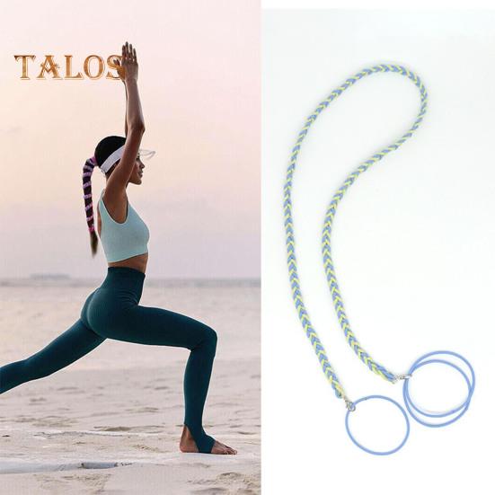 4Pcs Hair Rope Women Extra-Length Spiral Hair Band Long Sports Headband Tearable Elastic Hair Straps Ponytail Holder