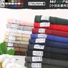 Threaded True Double Yarn Xinjiang Long-staple Cotton Heavy Pure Cotton T-shirt Solid Color Short Sleeve