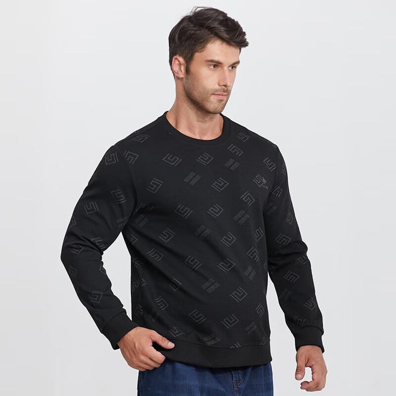 Men's Plus Size Round Neck Sweatshirt