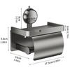 Punch-Free Toilet Tissue Box Suction Cup Bathroom Paper Holder  Kitchen
