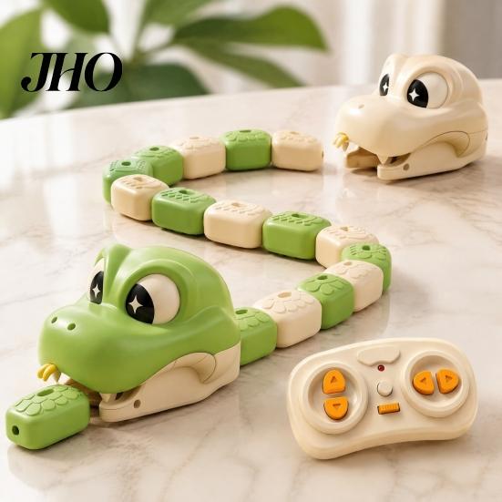 Parent-Child Interactive Snake Toy 1/2 Sets Remote Control Magnetic Toy, 2 Players Competitive Eating Itself for Toddlers Boys Girls Electronic