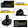 Battery Adapter for Dewalt 20v Convert To for Dewalt 12V-14.4V Ni-MH Battery, Convert for Dewalt 20v Battery To 12V-14.4 Ni-MH Battery Tools(Only