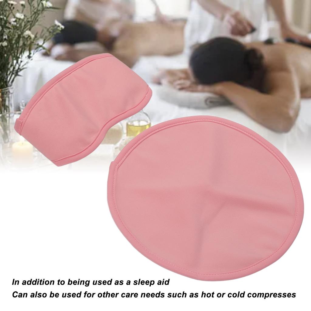 2pcs Neck Chest Castor Oil Pack Wrap Reusable Bust Castor Oil Compress Pad for Liver Detox Insomnia