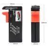 1pc Battery Tester Model BT-168 Battery Checker for AA AAA C D 9V 1.5V Button Cell Batteries, Requires No Battery for Operation