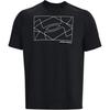 Velocity Logo Print Round Neck Training Short Sleeve T-Shirt Men Tops Black 1377141-001