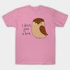T Shirt Women I Dont Give A Hoot Cute Owl Gift Harajuku Print Kawaii Tshirt Summer Short Sleeve Female T-Shirt Top Tee
