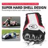 IRONRIDE Summer Motorcycle Riding Gloves Genuine Leather Carbon Fiber Anti Fall Breathable Off Road Racing Protective Gear