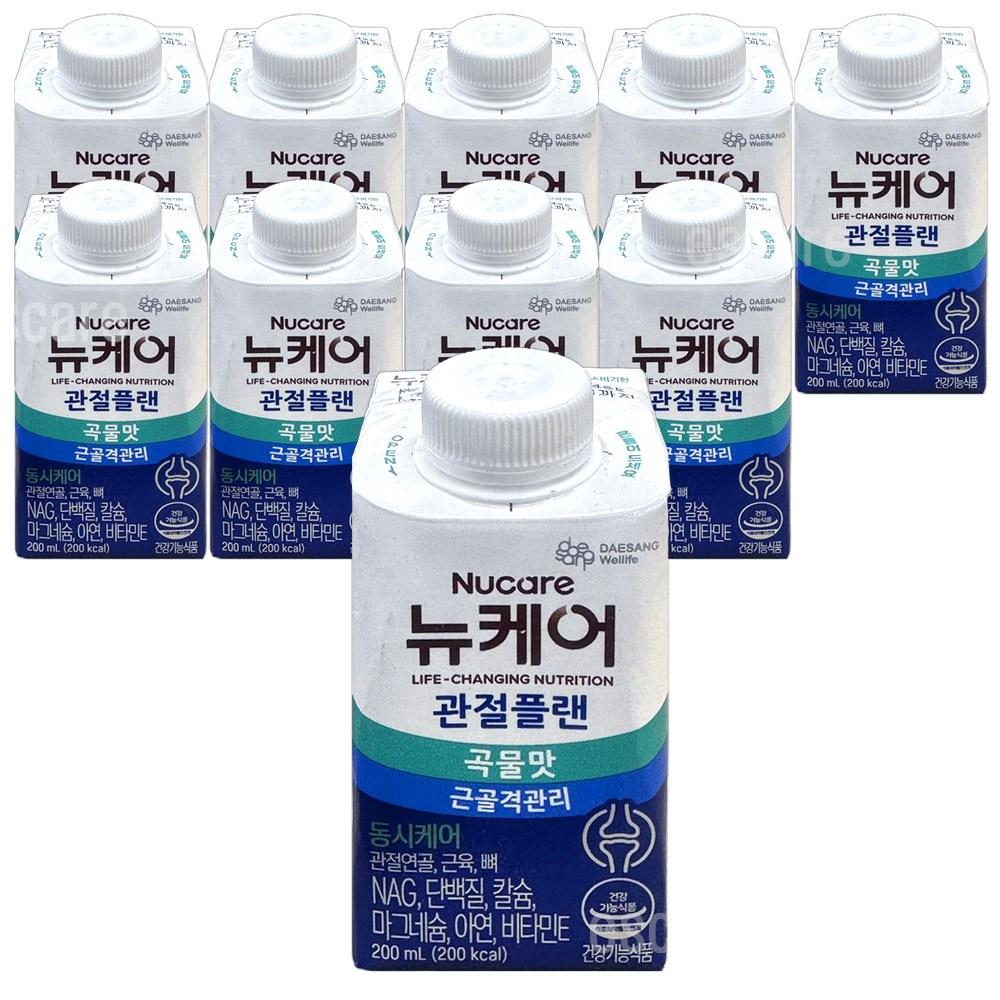 Daesang Wellife Newcare Joint Plan Grain Flavor Musculoskeletal Care 200ml 10 pcs Ingredients: may be subject to change at | 200ml 10 pcs