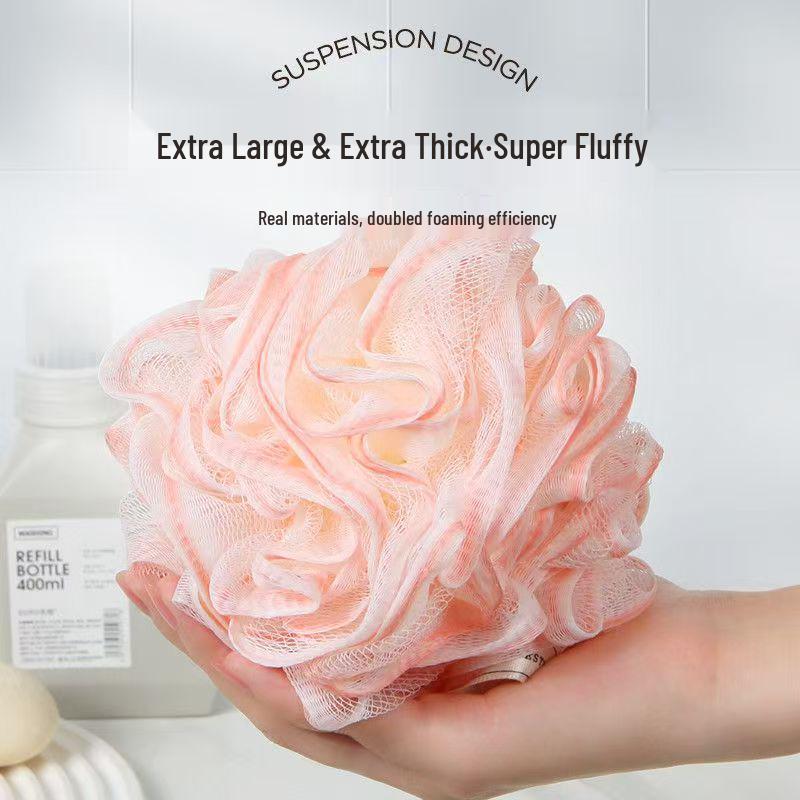 High-Grade Soft Girly Bath Bomb & Shower Scrubber