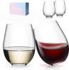 Rainbow Wine Glasses(Set Of 2/Set Of 4)-20 Oz,Large Iridescent Wine Glasses ,Water Glass,Perfect For Gifts,Party,Home&Bar