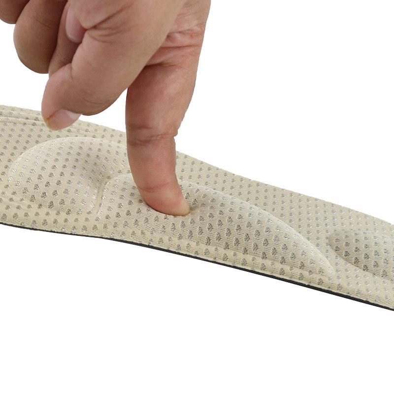 4D Mesh High Heel Insoles: Breathable, Soft, Shock-Absorbing, Sweat-Absorbing Insoles for Men's Running and Sports Shoes.