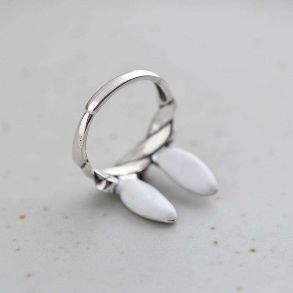 Bunny Ears Animal Finger Jewelry Women Opening Rings Adjustable Ring Korean Style Rings Rabbit Ring