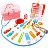 Children'S Wooden Doctor Toys Simulation Playing House Injections Dentist Role Playing Toys Puzzle Games