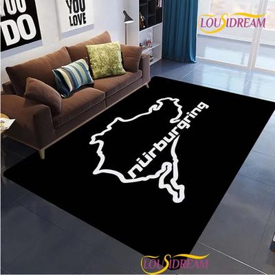 Tapis circuit international F1 Nurburgring pour salon chambre tapis de zone décor cuisine tapis de sol antidérapant Alfombra cadeau d'anniversaire