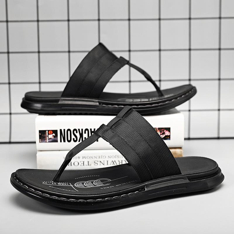 FashionFashion Designer Men Sandals Breathable canvas Casual Shoes Men Outdoor Non Slip Beach Sandals 2024 New Male Platform Sandalias