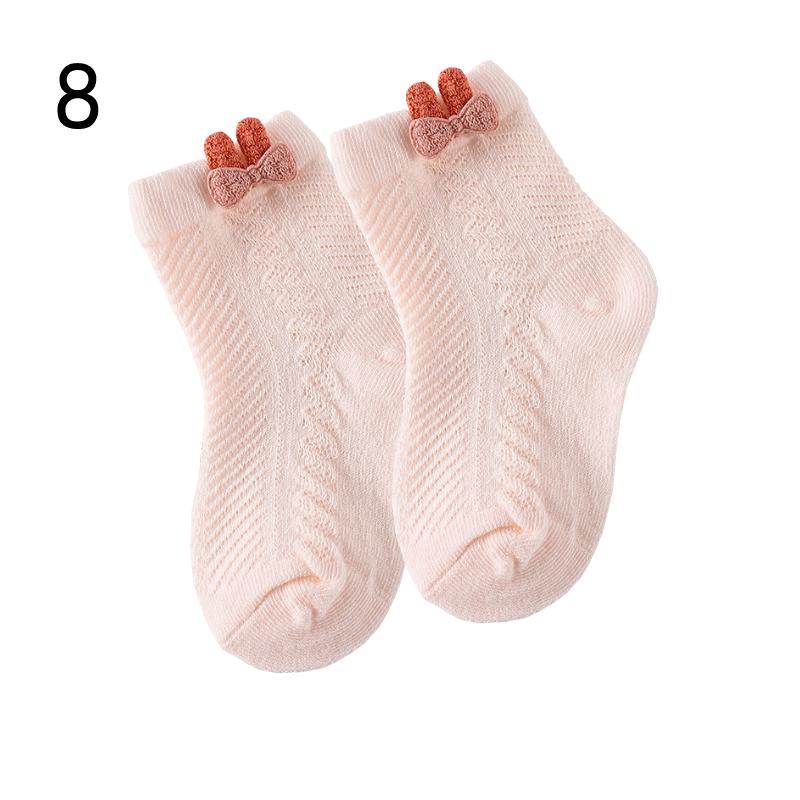 2Pair/lot New Newborn Socks Summer Thin Boys and Girls Baby Socks