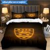 3PCS Football Crest Printed Soft Bedding Set,Including 1pc Duvet Cover And 2pcs Pillowcases Perfect for Bedroom, Dormitory, Fan gift