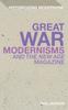 Libro Great War Modernisms and 'The New Age' Magazine