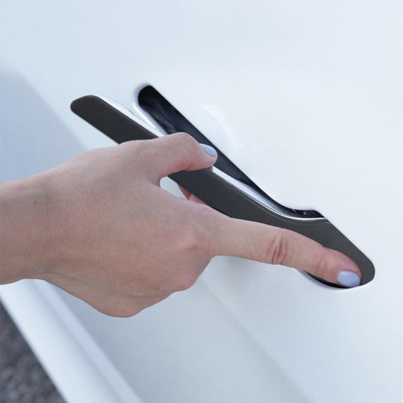 For Tesla Model 3 Model Y Car Door Handle Patch Scratch Resistant Protector Sticker Modification Accessories