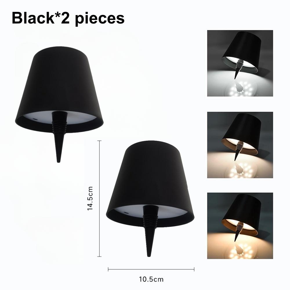 Wireless LED Wine Bottle Light Rechargeable Vases Table Lamp Touch Switch Night Light for Cafe Bar Club el Restaurant Decor