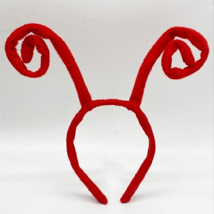 Butterfly Antenna Headband Velvet Bugs Hairband for Halloween Party Costume Cosplay Dressing Up Pretend Play Accessory