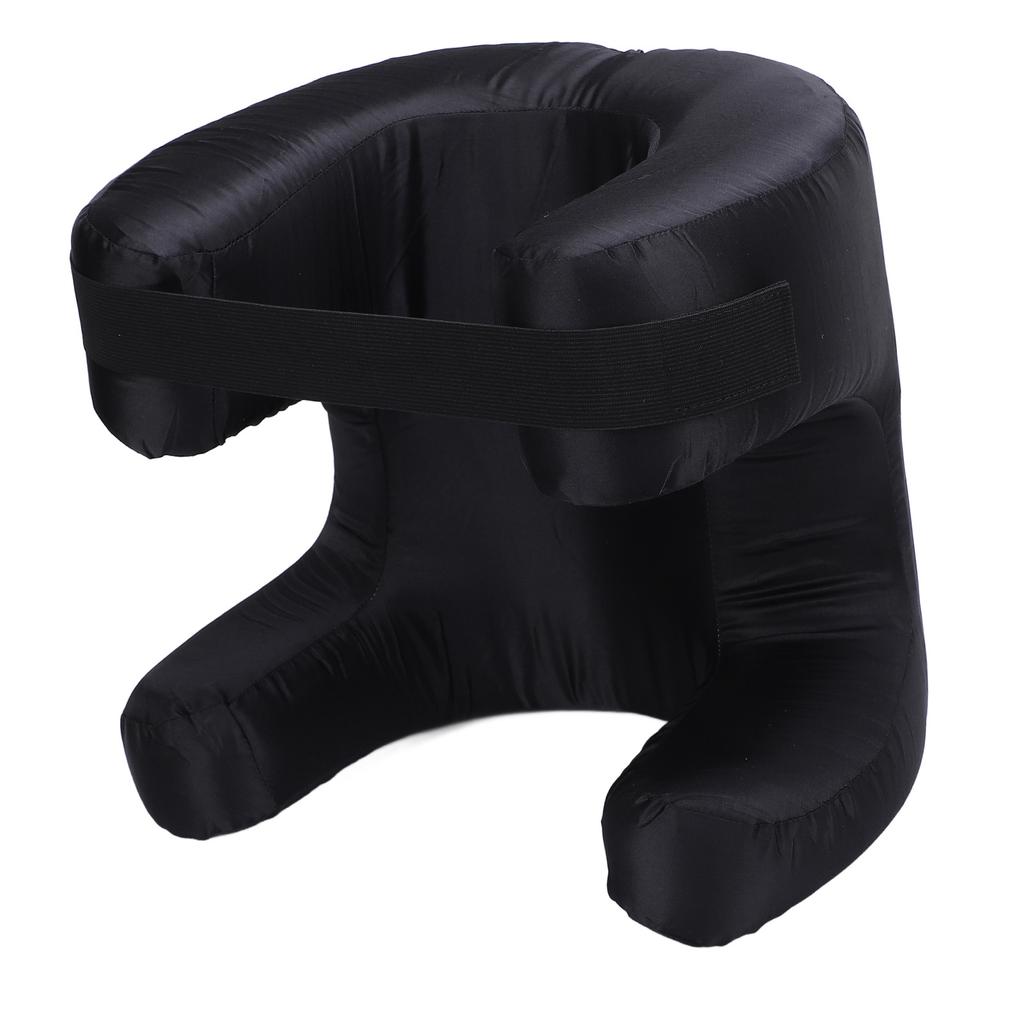 Face Pillow Silk Fabric Memory Foam Soft Cushioning Ergonomic Beauty Pillow for Back Sleep