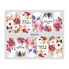 Decoration Butterfly Blossom Leaves Rose Transfer Decal Flower Nail Water Stickers Nail Sticker