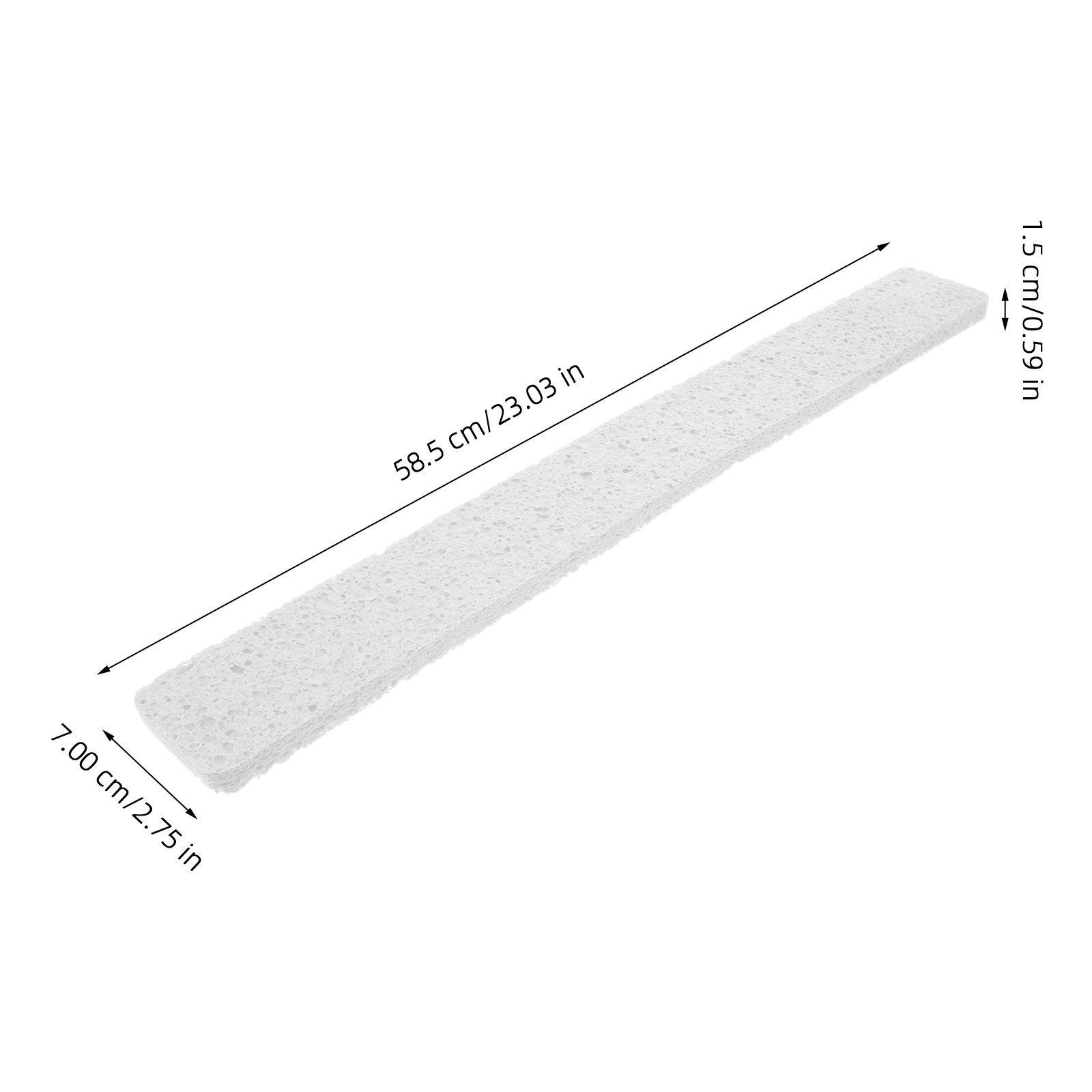 

Sponge Absorbent Mat Bathroom Sink Countertop Shower Bathtub Washbasin Kitchen Drying Pad Soap Holder Toothbrush Organizer Non білий