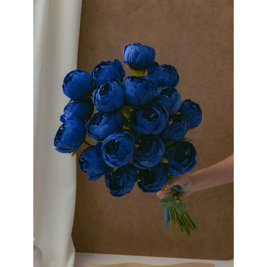 20.1Inch Artificial Peony Flower, Fake Peony Silk Flower With Long Stems, Kitchen Decor, Valentine's Day Mother's Day Gifts Birthday Graduation