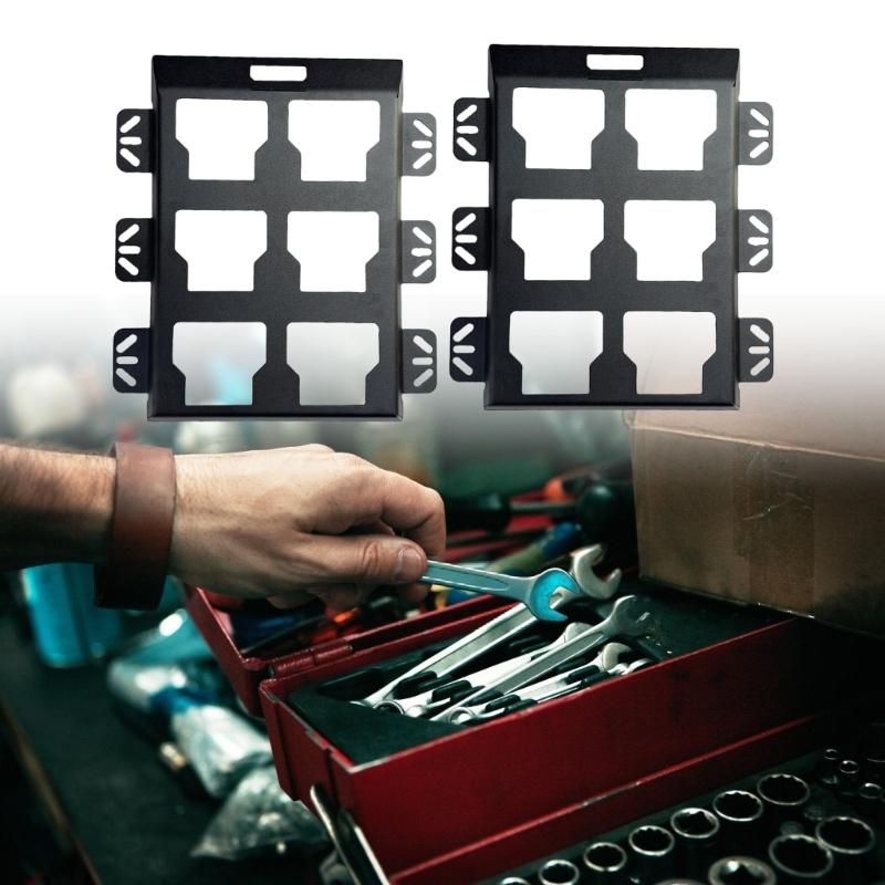 Packouts Wall Mount Metal Mounting Base Storage Toolboxes on Wall or Floor Half Width Plate for Tool Organization