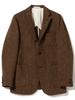 Beams Plus Harris Tweed 3B Taille 38160111803 Veste, Homme, LT.BROWN_HB, L,