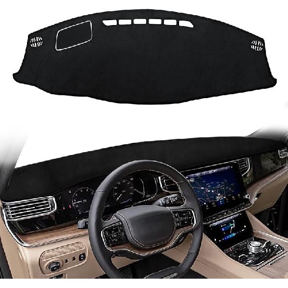 CARTIST Dash Cover Fit For Genesis GV80 2024 2025 Dashboard Cover Mat For GV80 Accessories Non-Slip Carpet Sunshield Glare UV Rays Protector