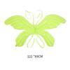 Large Iridescent Butterfly Wing Balloon (122x89 Cm) - Colorful Aluminum Film Inflatable for Photo Shoots