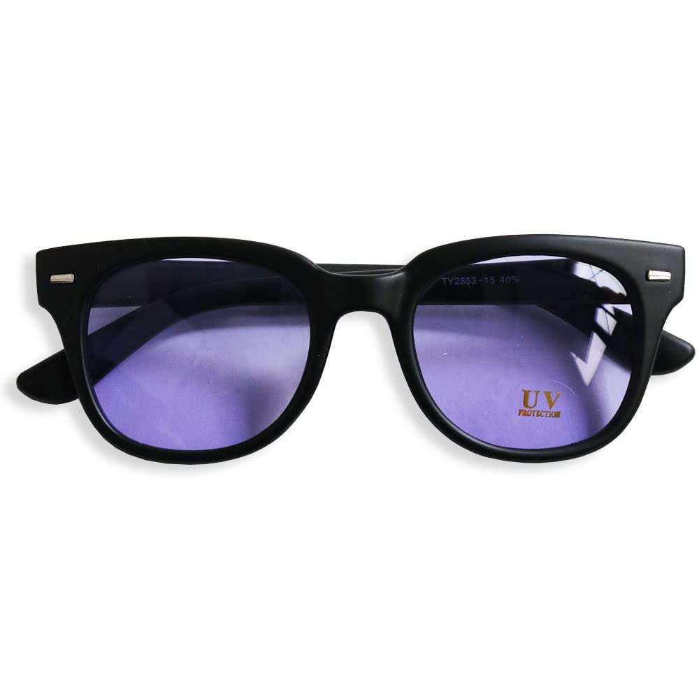 

Солнцезащитные очки Wellington UV Protection Boston Date Glasses Очки Цветные линзы Матовые [Quintet] Мужские Женские 28-ty-2853 (15: Черный/Светло-фиолетовый)