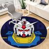 1PC Mobile Suit Gundam Office Round Rug, Non-slip, Soft and Durable Office Rug for Interior Decoration, Perfect for Office Yy250915097