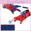 Upgrade Wristwatch Launcher With Spider Gloves For Soft Bullet Fun Toys