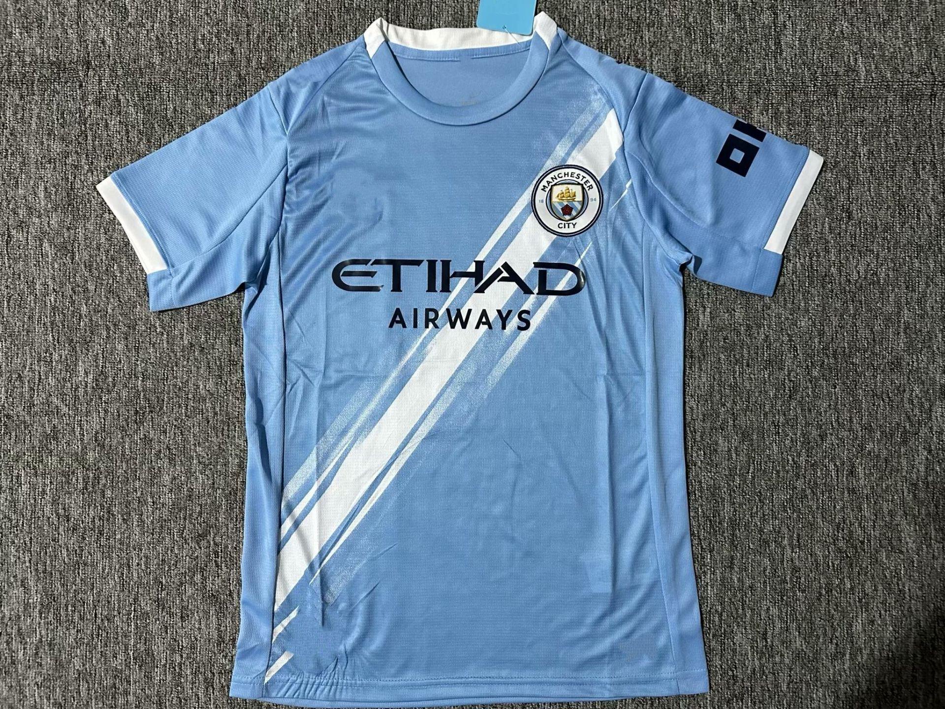 

Man City 2023 Premier League Jersey - Haaland, De Bruyne, Rodri M