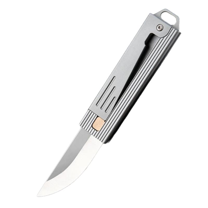 Cuțit de buzunar pliabil Lamă Portabil EDCs Exterior Camping Deschizător de sticle Brelocuri Orificiu Cuțit