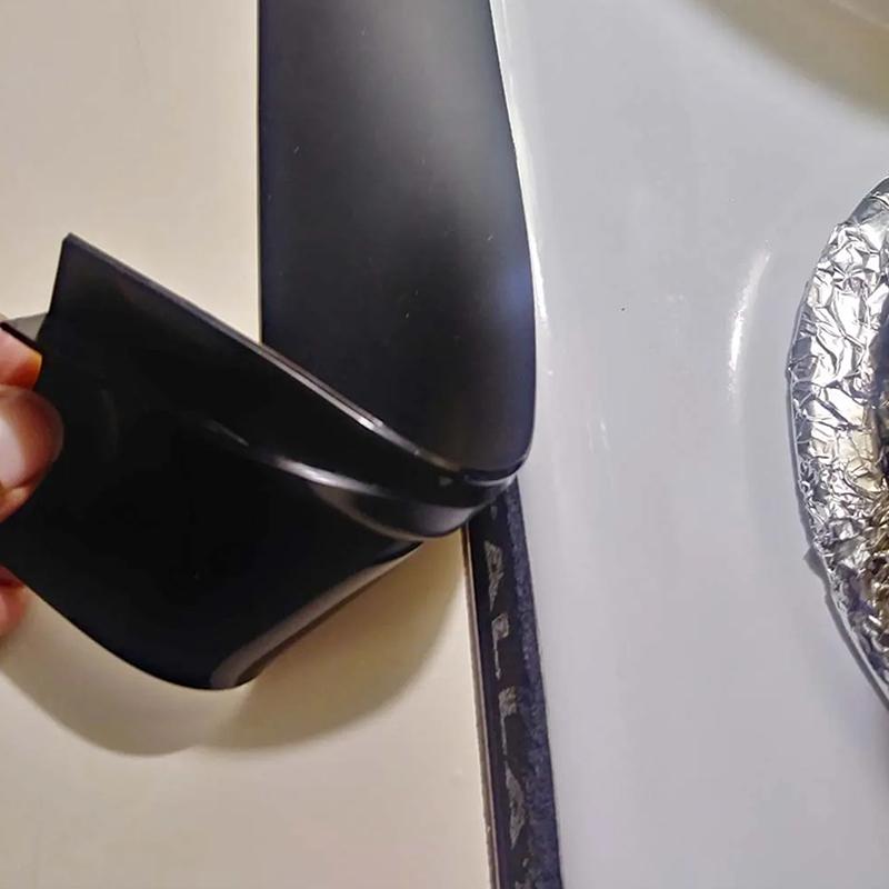 2 Σετ Καλύμματα Κενού Κουζίνας, Σιλικονούχο Γέμισμα Κενού Πάγκου Για Κουζίνα Για Κενό 4-25 Χιλ., Σφράγιση Διαρροών Μεταξύ Συσκευών Πάγκου Επίπλων