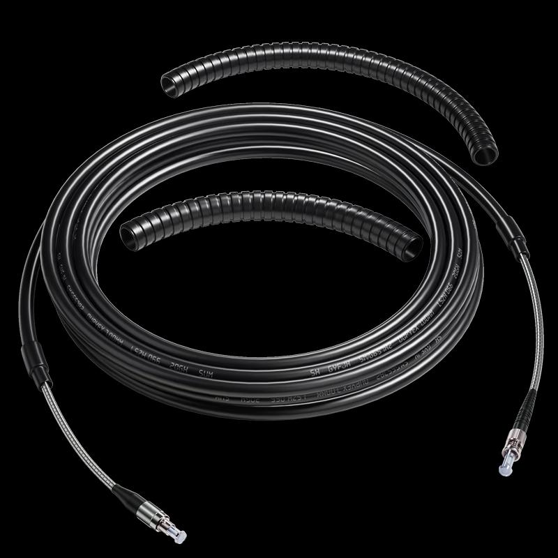 Outdoor Armored Single Mode FC-ST Fiber Patch Cable