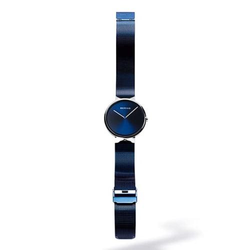 BERING Classic Collection Analog Quartz Watch for Men and Women (Unisex) with Stainless Steel Strap and Sapphire Crystal (14539-307). Officially Impor